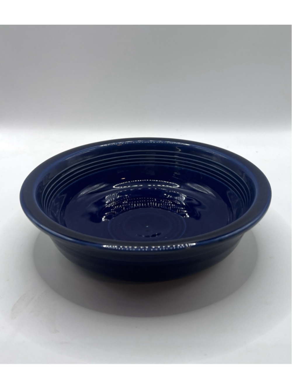 Fiestaware Cobalt Blue Bowl Ceramic Stoneware Soup Cereal Salad 6 3/4” Fiesta